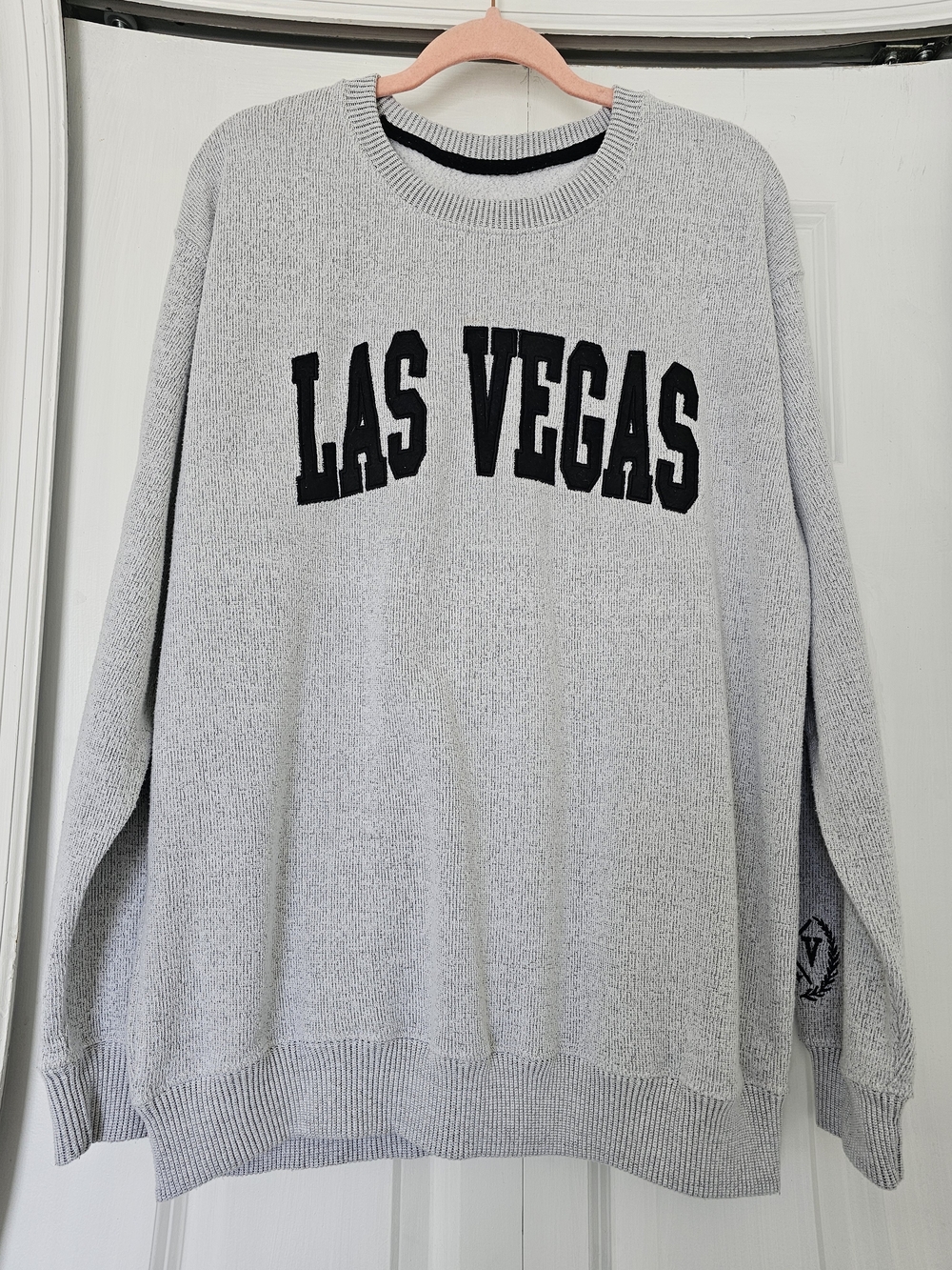 New York Popular Las Vegas Sweatshirt Crewneck Sweater - Light Gray(L)